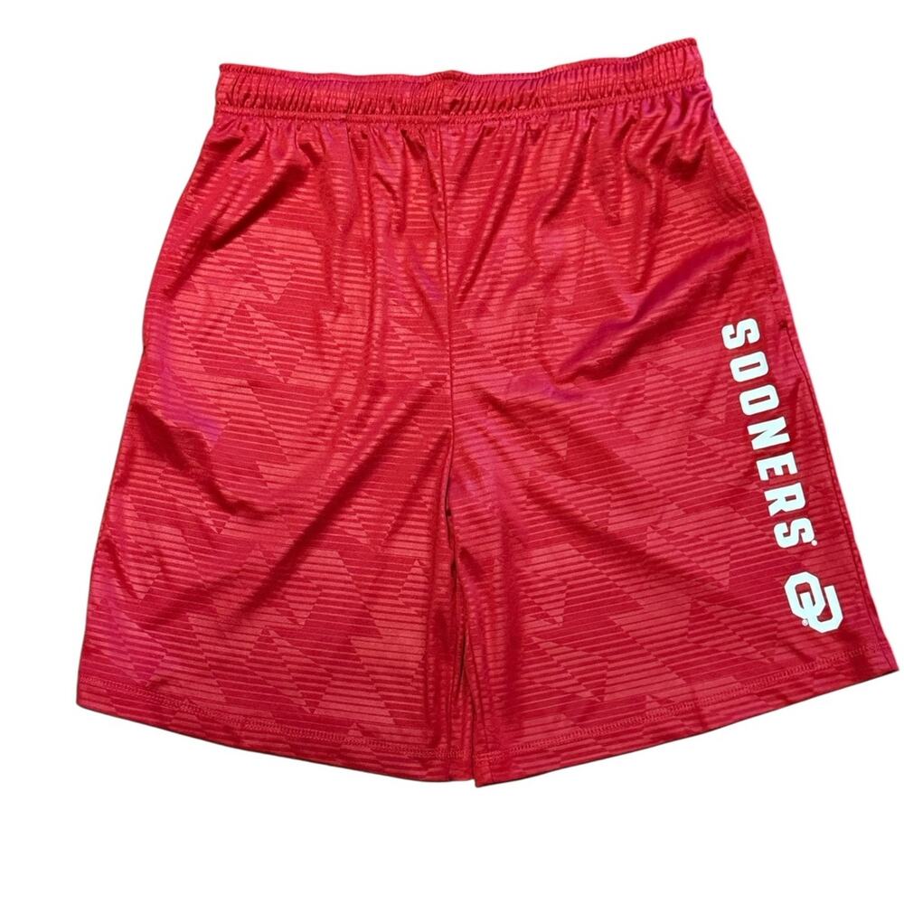 OU University of Oklahoma Adult Small Red Shorts by Captivating  with Logo